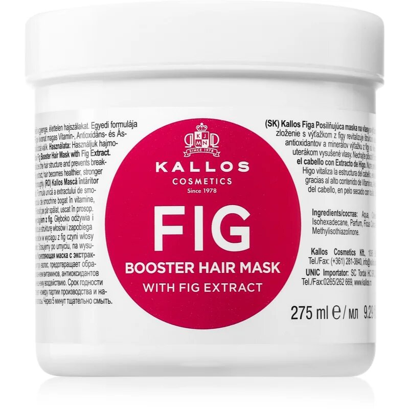 Kallos KJMN Professional Fig mască hrănitoare profundă pentru păr 275 ml