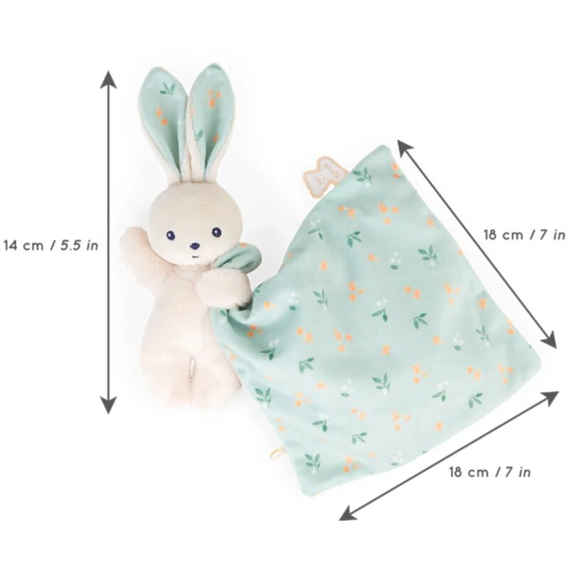 Kaloo Carre Douceur jucărie de pluș Mint Rabbit 1 buc