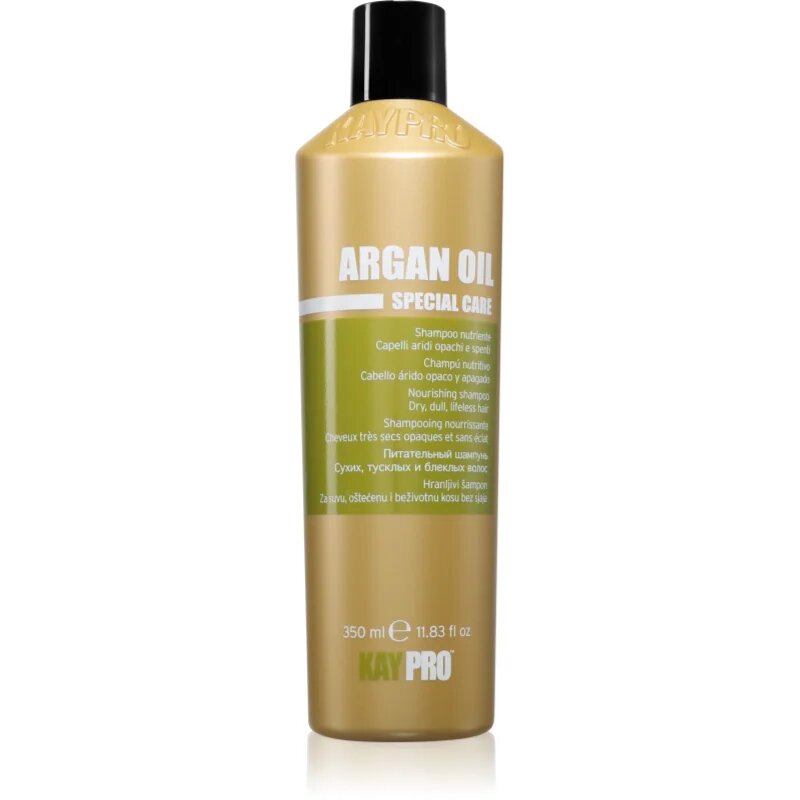 Kaypro Argan Oil Nourishing Shampoo Sampon pentru par uscat si gras cu ulei de argan 350 ml