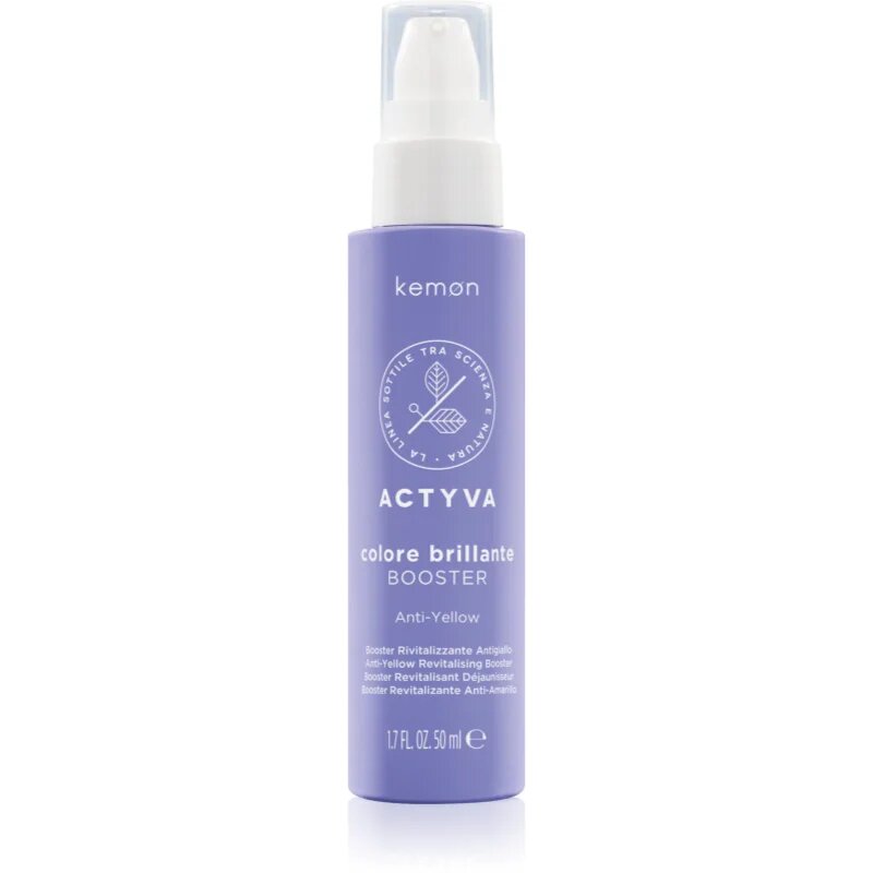 Kemon Group Actyva Anti-Yellow spray pentru păr neutralizeaza tonurile de galben 50 ml