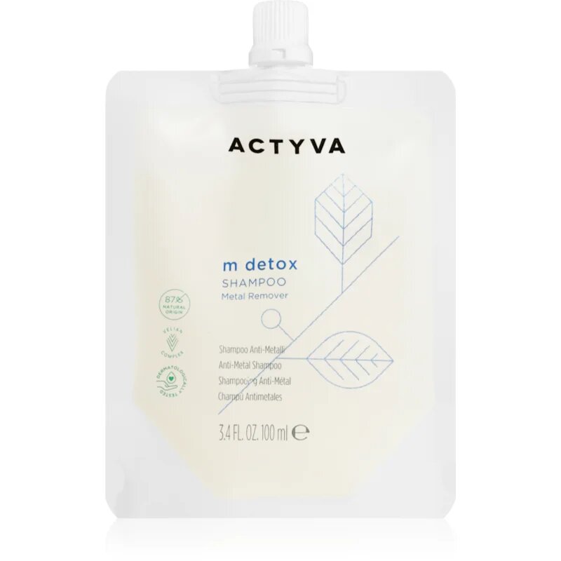 Kemon Group Actyva M Detox șampon detoxifiant pentru curățare împotriva apei dure 100 ml