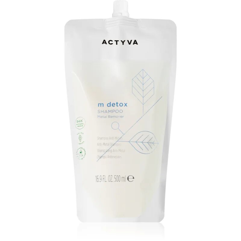 Kemon Group Actyva M Detox șampon detoxifiant pentru curățare împotriva apei dure 500 ml