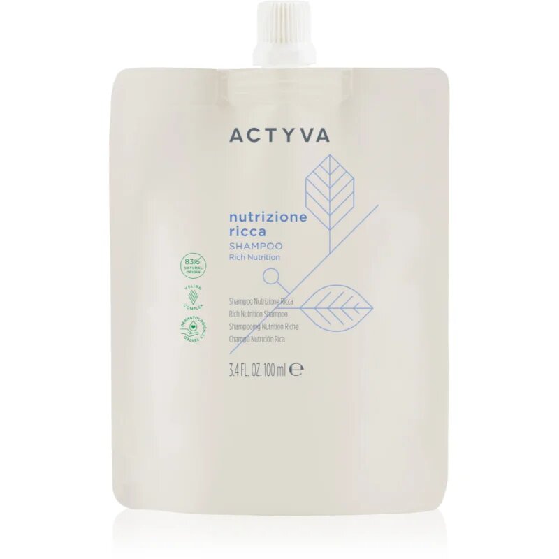 Kemon Group Actyva Nutrizone Ricca sampon hranitor pentru păr 100 ml