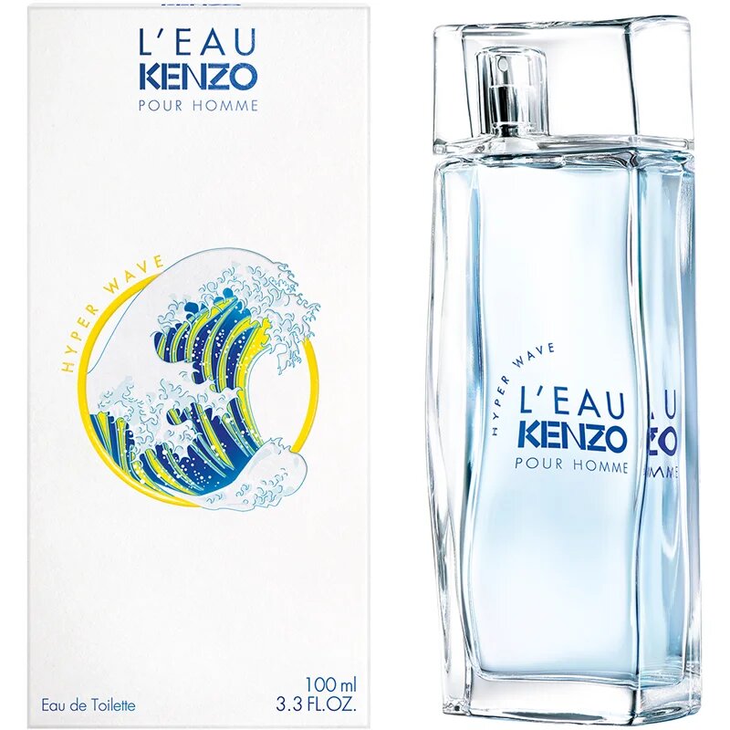 KENZO L'Eau Hyper Wave Pour Homme Eau de Toilette pentru bărbați 100 ml