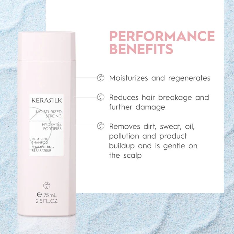 KERASILK Essentials Repairing Set Seturi pentru voiaj pentru păr uscat și deteriorat