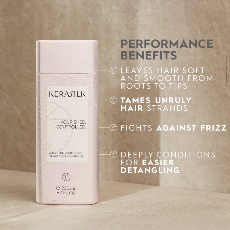KERASILK Essentials Smoothing Conditioner balsam pentru netezire cu efect de nutritiv 75 ml