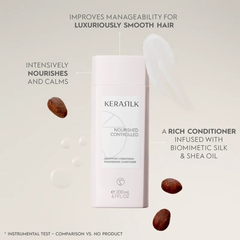 KERASILK Essentials Smoothing Conditioner balsam pentru netezire cu efect de nutritiv 75 ml