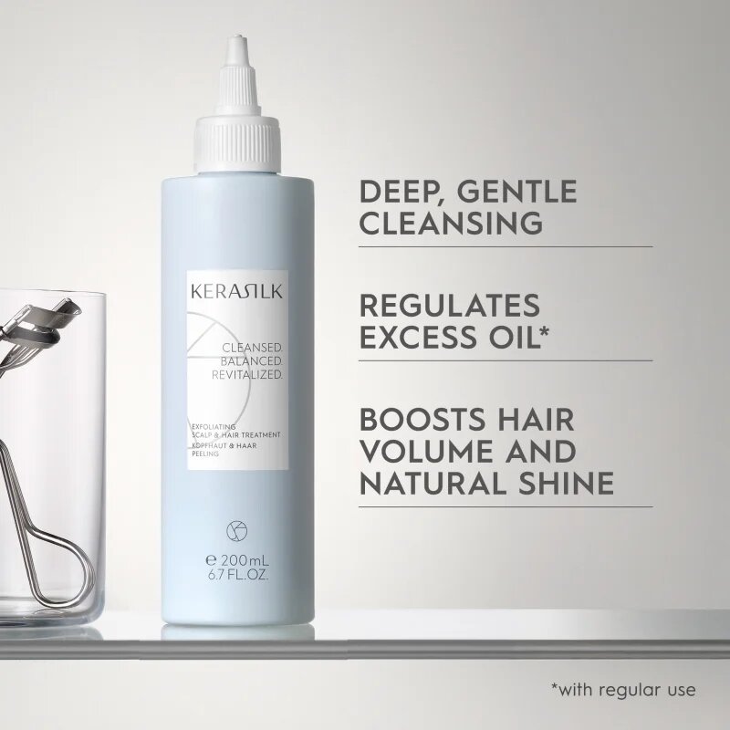 KERASILK Specialists Exfoliating Scalp & Hair Treatment tratament pre-sampon cu efect de exfoliere 200 ml