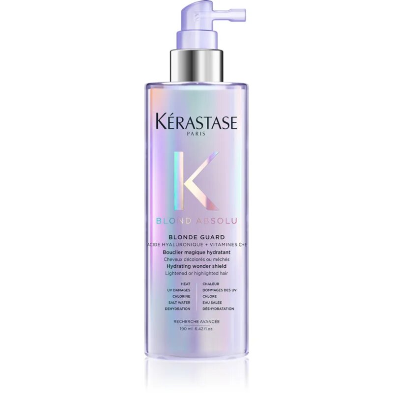 Kérastase Blond Absolu Blonde Guard tratament fără clătire pentru luciul și protecția culorii părului pentru toate nuantele de blond 190 ml