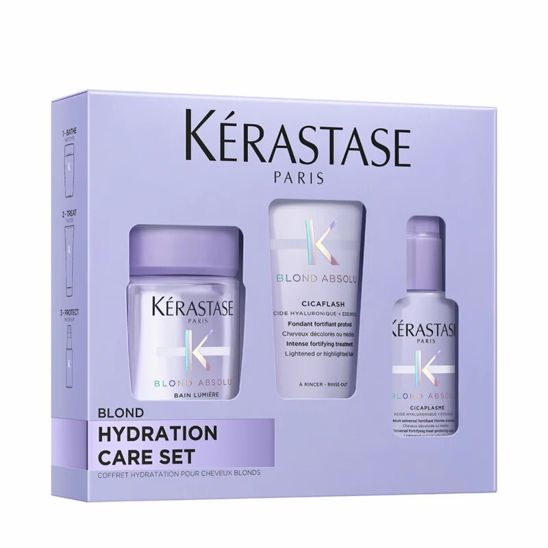 Kérastase Blond Absolu Hydration Care Set set cadou pentru parul blond cu suvite