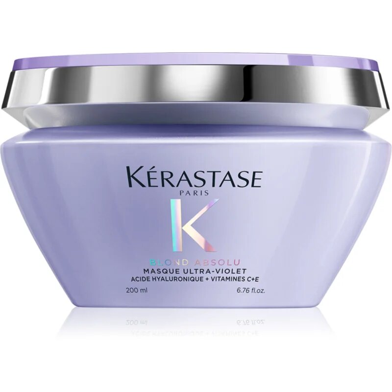 Kérastase Blond Absolu Masque Ultra-Violet îngrijire profundă pentru păr în nuanțe reci de blond decolorat sau șuvițat 200 ml