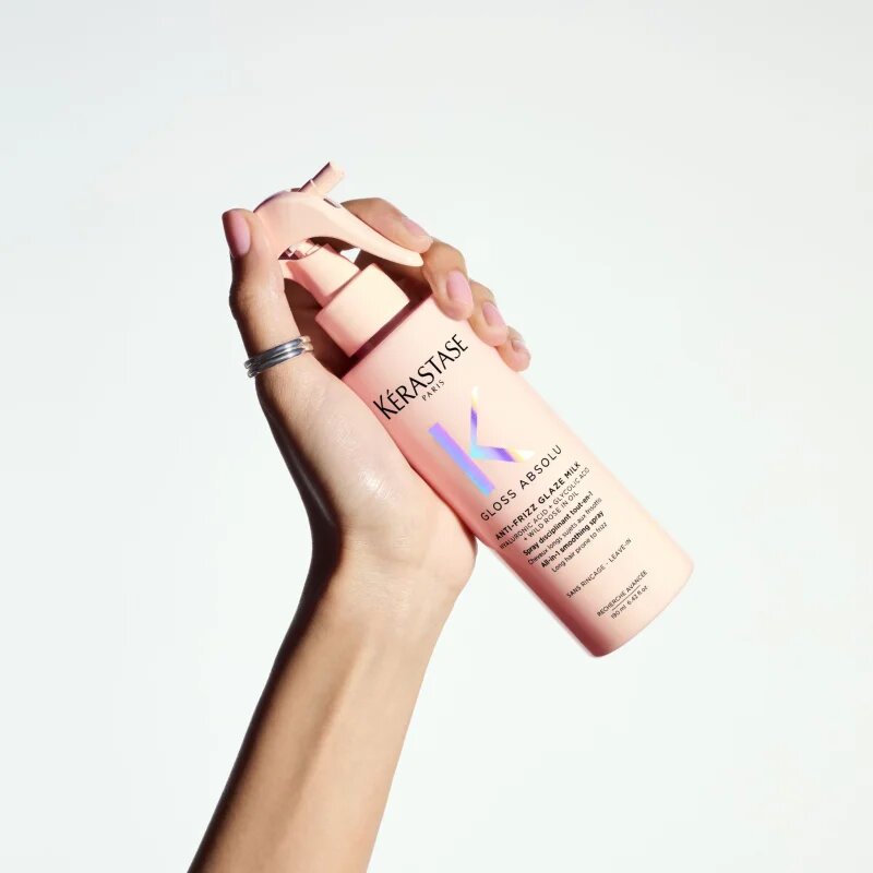 Kérastase Gloss Absolu Anti-Frizz Glaze Milk spray care nu necesita clatire pentru un par stralucitor si catifelat 190 ml