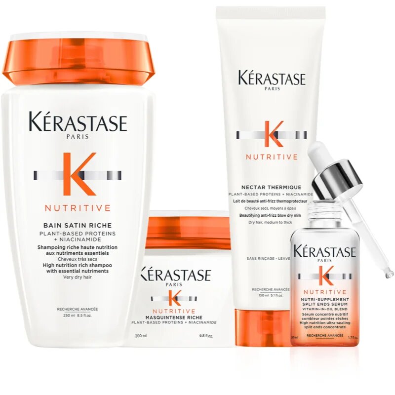 Kérastase Nutritive Nectar Thermique crema termo-protectoare pentru netezirea parului indisciplinat 150 ml