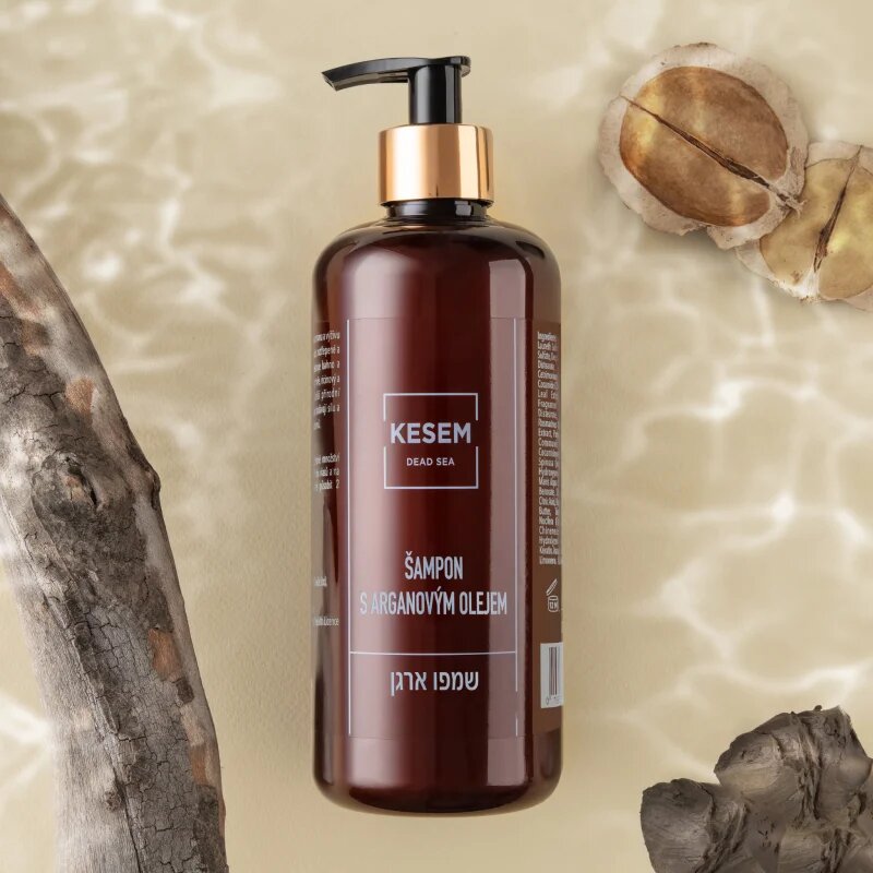KESEM Argan Shampoo with Dead Sea Minerals sampon cu argan cu minerale din Marea Moartă 500 ml