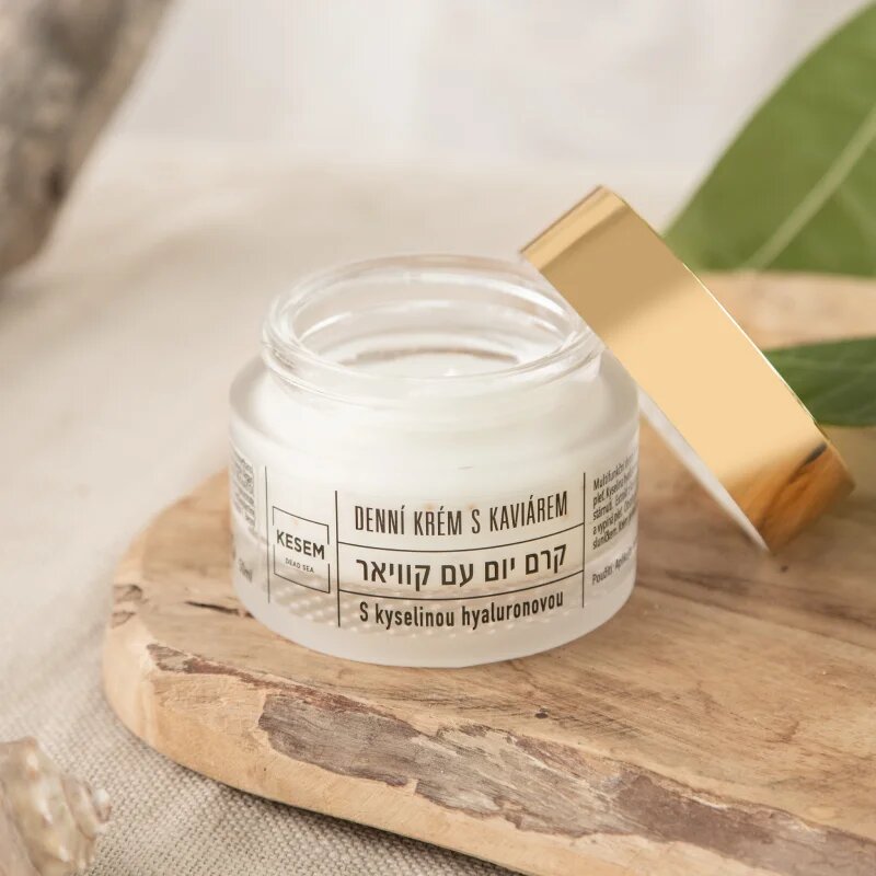 KESEM Day Cream with Caviar and Hyaluronic Acid crema de zi cu acid hialuronic 50 ml