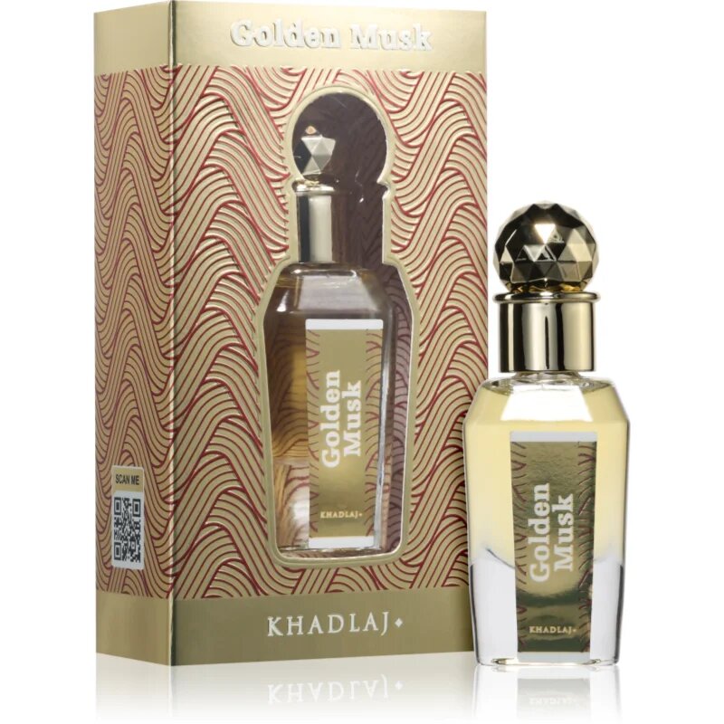 Khadlaj Golden Musk ulei parfumat unisex 15 ml