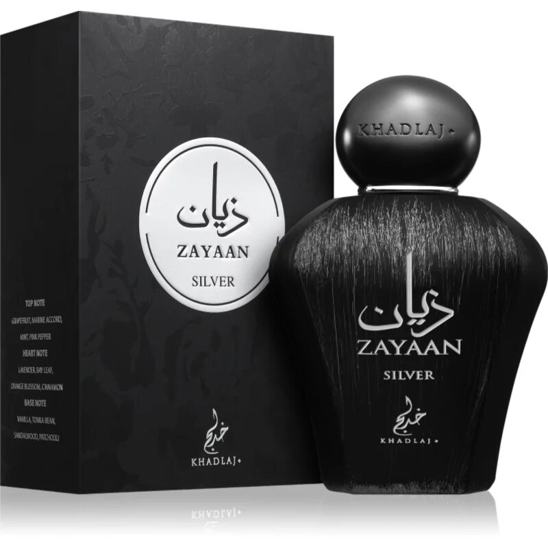 Khadlaj Zayaan Silver Eau de Parfum pentru bărbați 100 ml