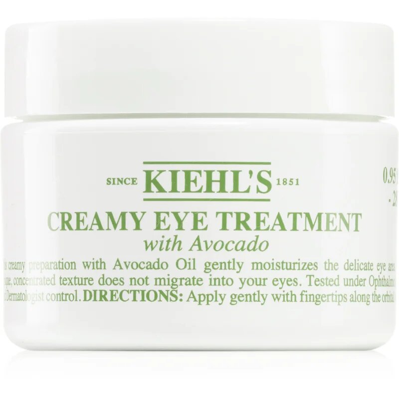 Kiehl's Avocado Creamy Eye Treatment crema intensiv hidratanta pentru zona ochilor cu avocado 14 ml