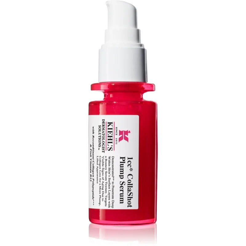 Kiehl's CollaShot Plump Serum ser cu colagen pentru umplerea și regenerarea tenului pentru femei 30 ml