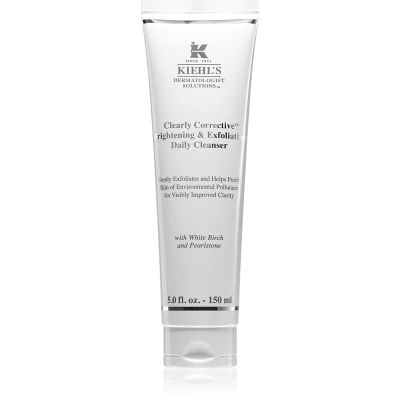 Kiehl's Dermatologist Solutions Clearly Corrective Brightening & Exfoliating Daily Cleanser gel de curățare cu efect de iluminare pentru toate tipuri
