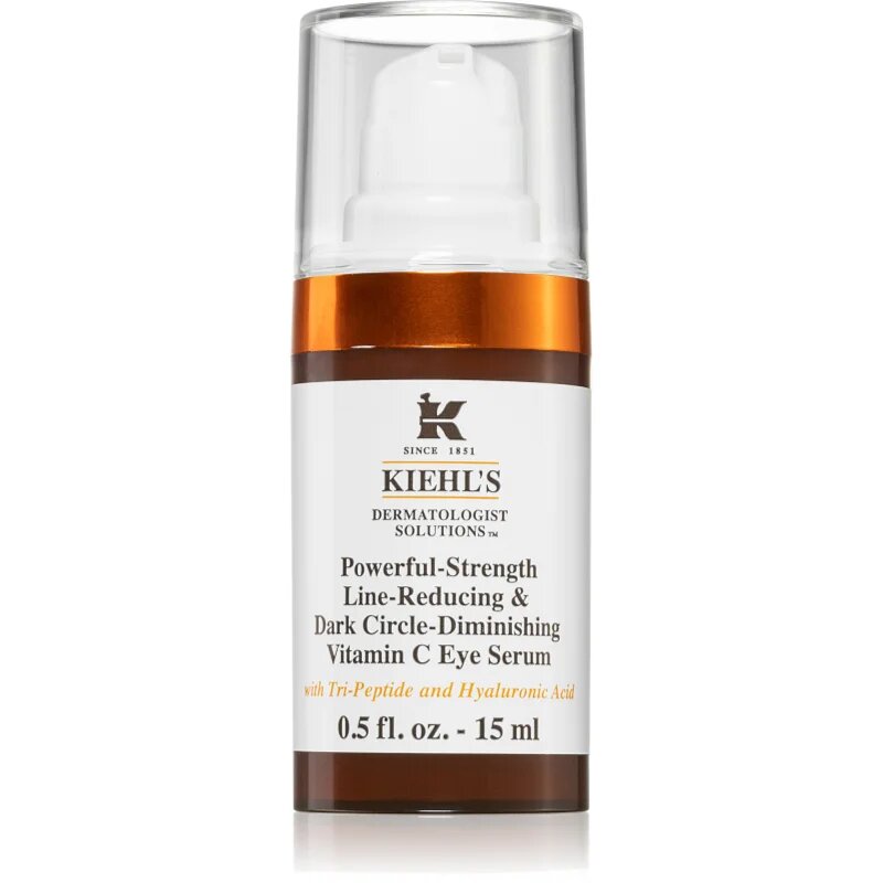 Kiehl's Dermatologist Solutions Powerful-Strength Line-Reducing & Dark Circle-Diminishing Vitamin C ser pentru ochi pentru toate tipurile de ten incl