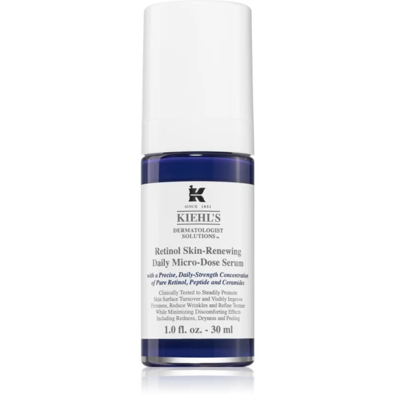 Kiehl's Dermatologist Solutions Retinol Skin-Renewing Daily Micro-Dose Serum ser antirid cu retinol pentru toate tipurile de ten inclusiv piele sensi