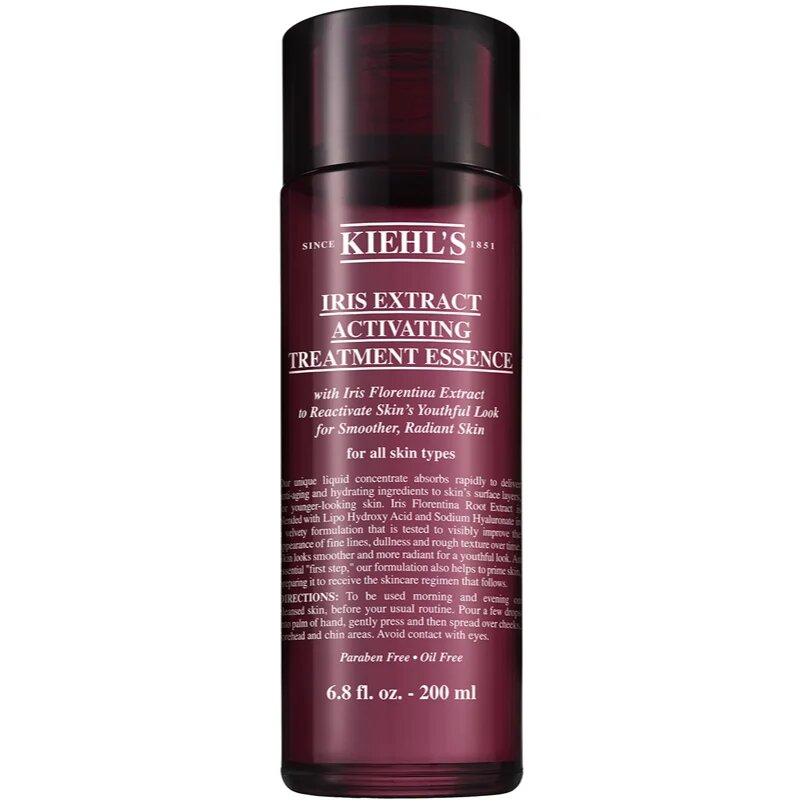 Iris Extract Activating Treatment Essence loțiune esențială hidratantă pentru toate tipurile de ten inclusiv piele sensibila 200 ml