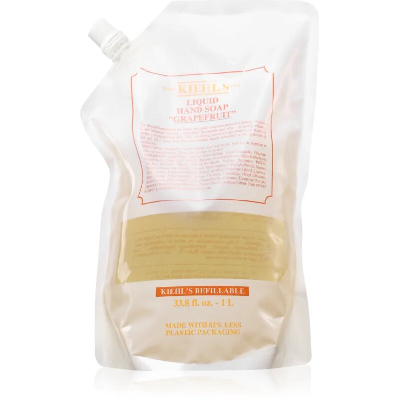 Kiehl's Liquid handsoap Grapefruit săpun antibacterial pentru toate tipurile de piele Refil Refill 1000 ml