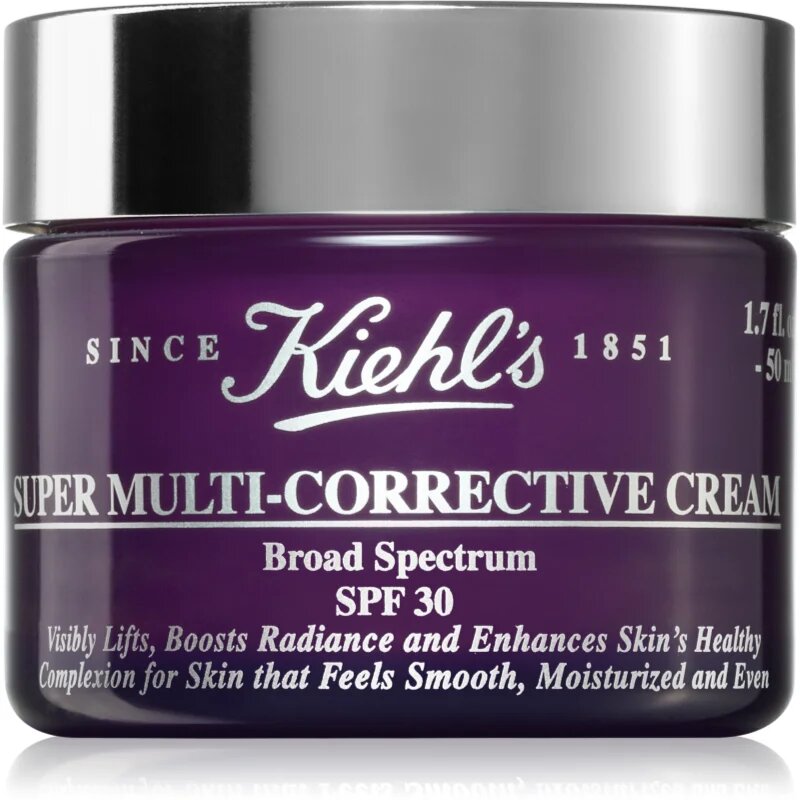 Kiehl's Super Multi-Corrective Cream crema de zi anti-rid pentru toate tipurile de ten inclusiv piele sensibila SPF 30 50 ml
