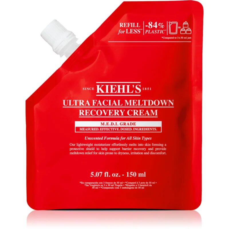 Kiehl's Ultra Facial Meltdown Recovery Cream cremă regeneratoare ușoară 150 ml