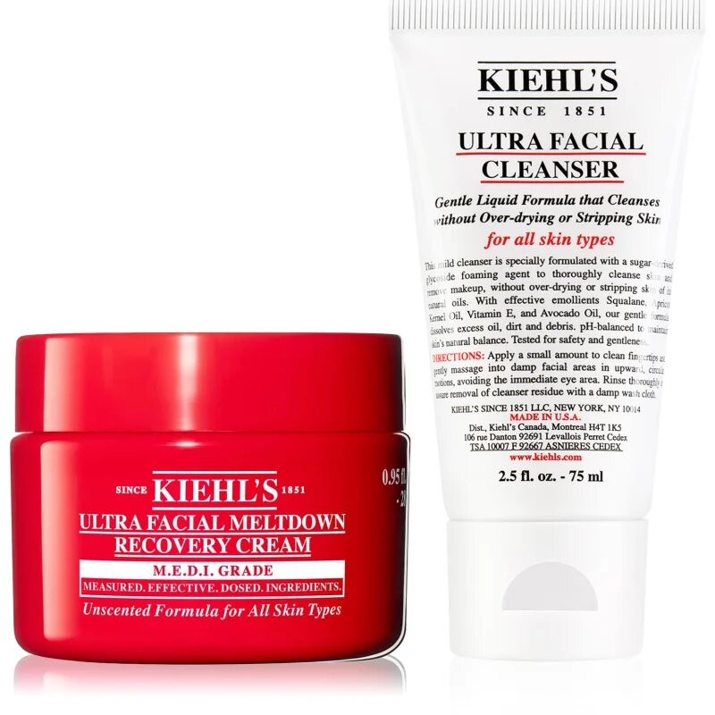 Kiehl's Ultra Facial Recovery Hydration Ritual set
