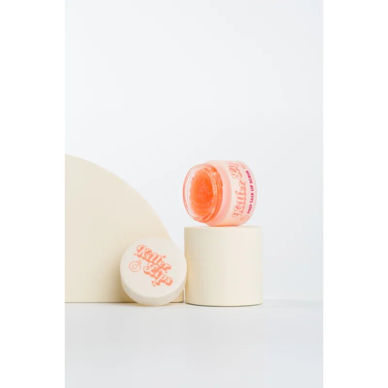 Killer Lips Prep Talk Lip Scrub Peach Exfoliant pentru buze 16 g