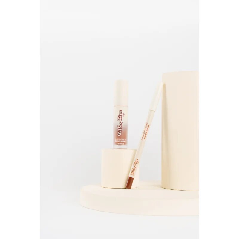 Killer Lips Pucker Up Lip Kit set de buze pentru femei Brown Sugar