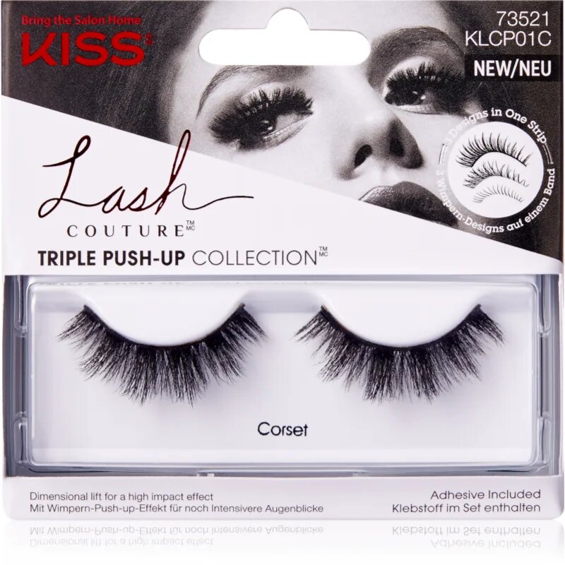 KISS Lash Couture Triple Push-Up gene false Corset 1 pereche