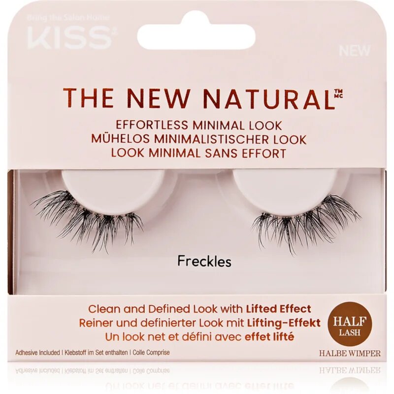 KISS The New Natural Effortless Minimal Look gene false Freckles 2 buc