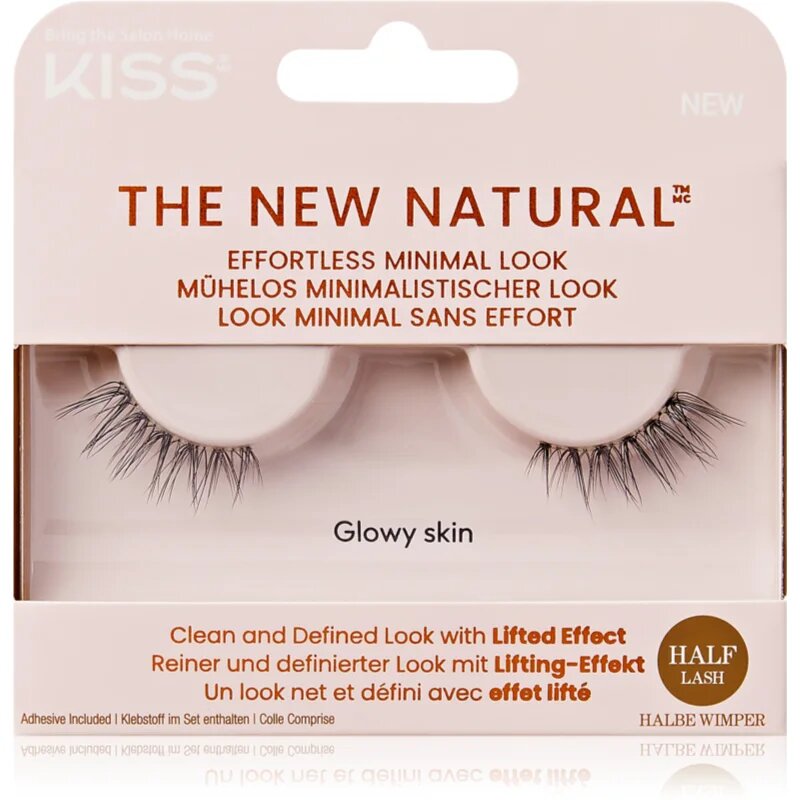 KISS The New Natural Effortless Minimal Look gene false Glowy Skin 2 buc