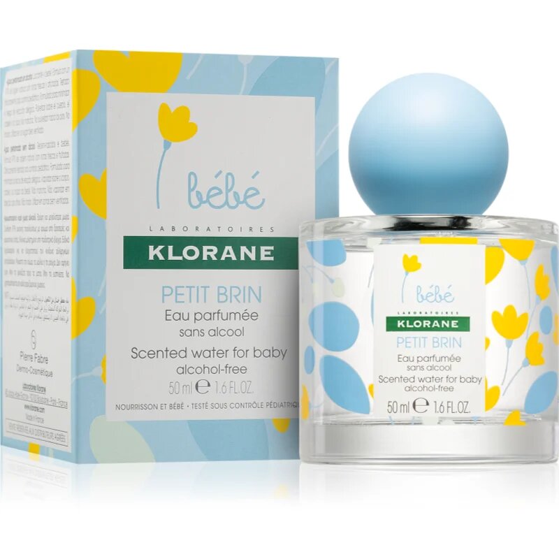 Klorane Bébé parfum natural pentru nou-nascuti si copii 50 ml