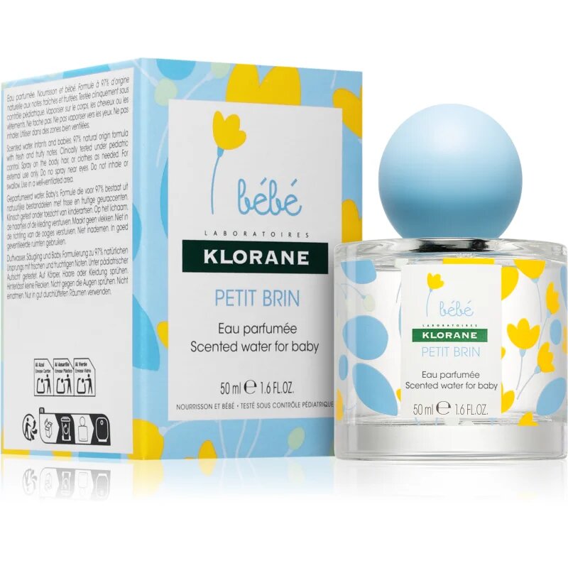Klorane Bébé parfum natural pentru nou-nascuti si copii 50 ml