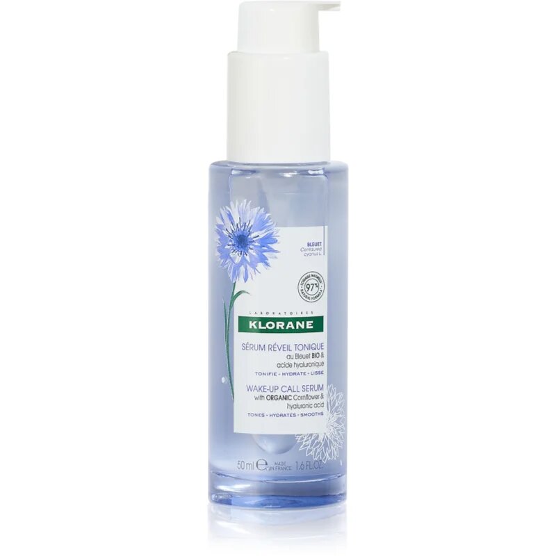 Klorane Cornflower Organic ser activ cu efect de iluminare 50 ml