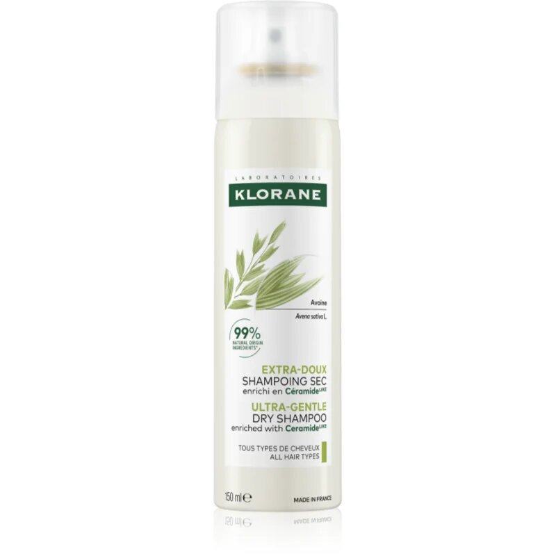 Klorane Oat șampon uscat delicat cu ceramide 150 ml