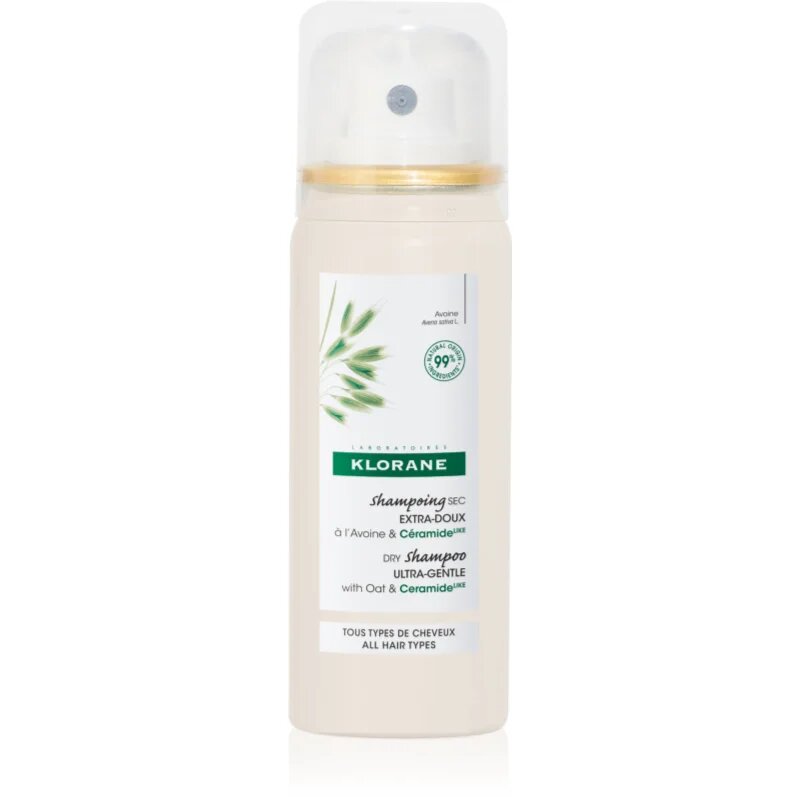 Klorane Oat șampon uscat delicat cu ceramide 50 ml