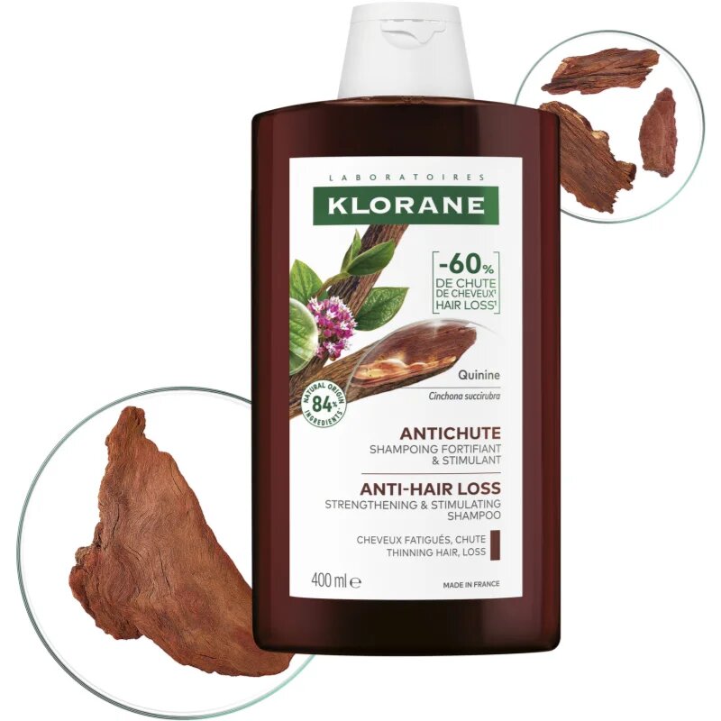 Klorane Quinine Anti-Hair Loss Shampoo sampon fortifiant impotriva caderii parului 200 ml
