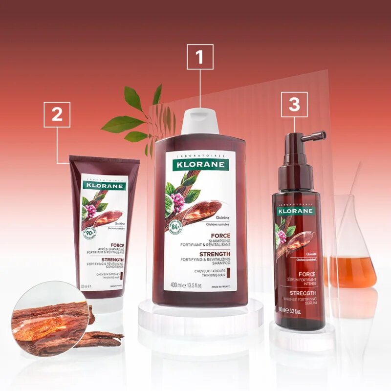 Klorane Quinine Strengthening & Stimulating Conditioner balsam de întărire pentru părul slab cu tendința de a cădea 200 ml