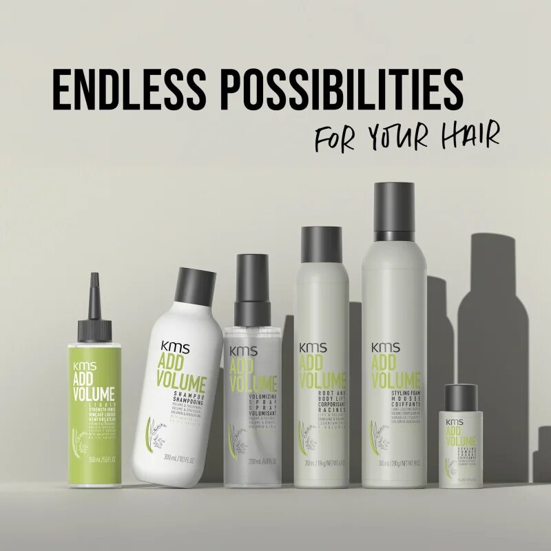 KMS Add Volume Styling Foam spumă de styling pentru păr cu volum 300 ml