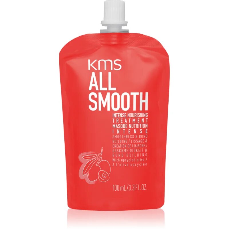 KMS All Smooth Intense nourishing treatment masca intens nutritiva pentru un aspect neted al părului 100 ml