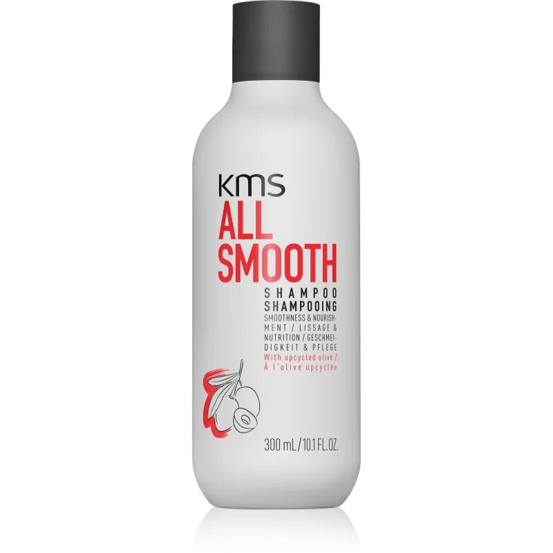 KMS All Smooth Shampoo sampon pentru indreptarea parului cu fir gros aspru și uscat 300 ml