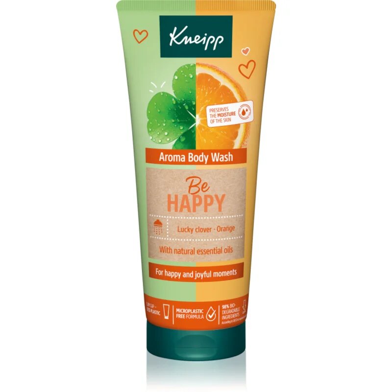Be Happy gel de duș Clover & Orange 200 ml