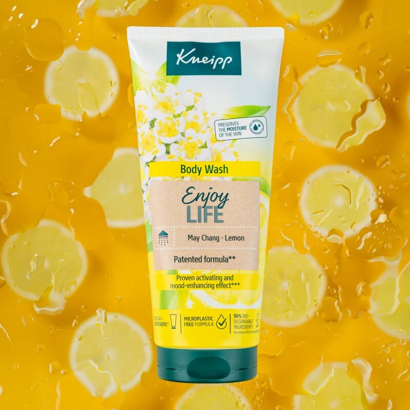 Kneipp Enjoy Life gel de dus energizant Litsea Cubeba & Lemon 200 ml