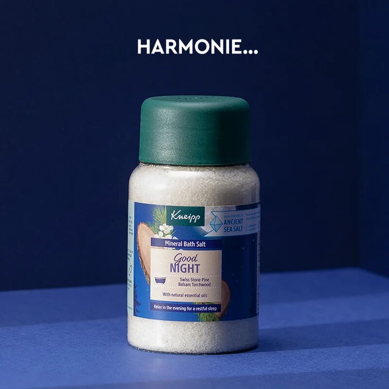 Kneipp Good Night saruri de baie Swiss Stone Pine & Balsam Torchwood 500 g