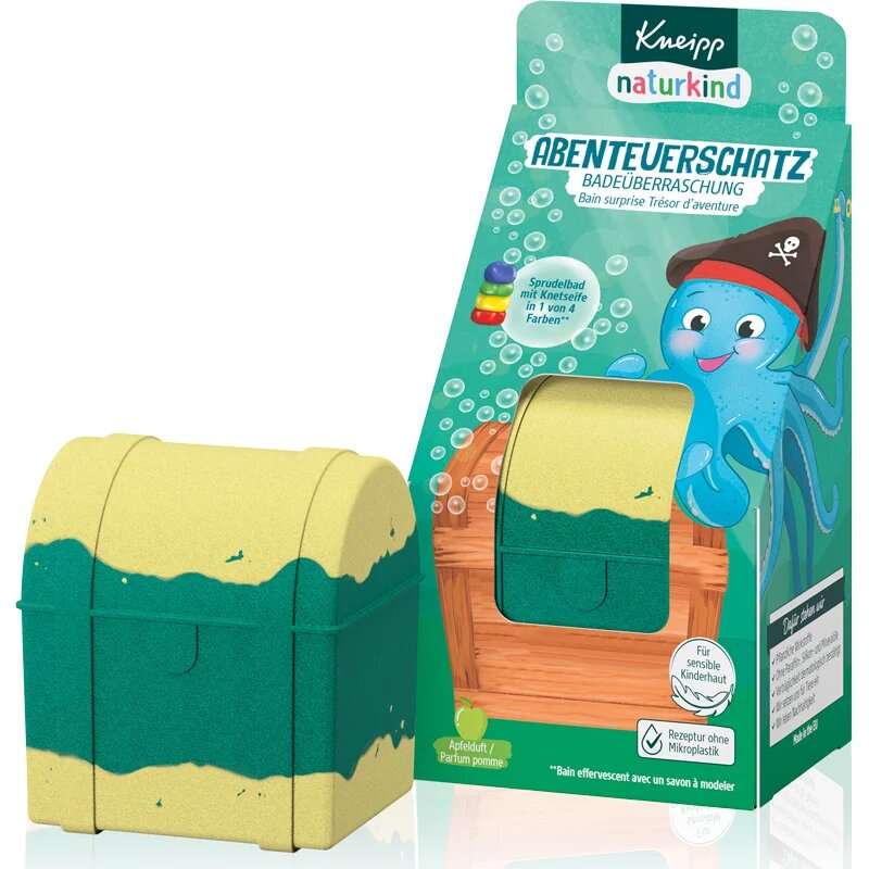 Kneipp Naturkind Mysterious Treasure bombă de baie pentru copii cu surpriză 1 buc